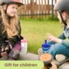 SANDJEST Elephant Water Bottle - Kids Water Bottle with Straw Lid - 12 Oz Insulated Stainless Steel Water Bottles for Toddlers Kid Girl - Travel Cup for School Sports - Image 6