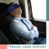 Xtinmee 2 Pcs Travel Pillow for Sleeping Airplane Headrest Airplane Head Strap Sleeper Pillow Travel Head Sleep Support Band with 2 Extension Straps for Car Plane Travel(Gray, Blue) - Image 5