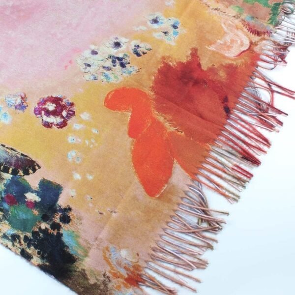 Umjetnost Soft Cashmere Feel Scarf For Women Winter Warm Scarves Large Shawl Wrap Monet Van Gogh Art Print - Image 4