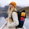 Rumpl The NanoLoft Puffy Blanket | Indoor Outdoor Camping Blanket for Traveling, Picnics, Beach Trips, Concerts | 38" x 52" | Deepwater, Travel - Image 6