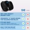 Everlasting Comfort Doctor Recommended Memory Foam Seat Cushions for Office Chairs - HSA FSA Eligible Tailbone Pain Relief Cushion, Sciatica & Back Support, Office Chair Cushion & Car Seat Cushion - Image 2