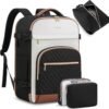 LOVEVOOK Travel Backpack for Women,40L Carry On Backpack for Airplanes,17.3 Inch Laptop Personal Item Travel Bag