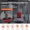 SHOWKOO Luggage Sets Expandable PC+ABS Durable Suitcase Double Wheels TSA Lock 3pcs Red Wine - Image 7