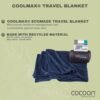 COCOON - Coolmax Travel Blanket | Compact Throw Blanket for Camping and Hiking | Fits in Backpack | Attaches to Luggage | Travel Essential | Fast Drying (Regular 70" x 55") - Image 2