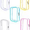 5 Packing Cubes Airplane Quart Size Travel Bag for Toiletries 1 Qt Clear Toiletry Bags for Traveling Tsa Approved Liquid Pouch Carry On 3-1-1 Flight Essentials Women Men International Must Haves