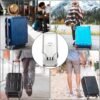 Clear PVC Luggage Cover Protector,20" Thicken Suitcase Covers for Luggage Waterproof Dustproof Anti-scratch Travel Luggage Covers for Suitcase Perfect Fit - Image 5