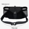 WATERFLY Fanny Pack Waist Bag: Waist Pack for Women Men with Two Water Bottle Holder Hiking Fanny Pack for Running Walking DogWalking Travel Cycling - Image 4