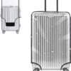 Yotako Clear PVC Suitcase Cover Protectors 20 Inch Luggage Cover for Wheeled Suitcase (20''(18.90''H x 14.90''L x 9.80''W))