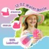 Mininoo Insulated Kids Water Bottle, 12 oz Stainless Steel Water Bottle Kids with Straw Lid and Chug Lid for Girls, Boys (Punch/Green) - Image 2