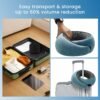 2024 New Memory Foam Travel Pillow for Airplanes,Neck Pillow for Traveling,Neck Plus Travel Pillow,Wander Neck Plus Travel Neck Pillow - Image 6
