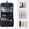 Large Capacity Toiletry Bag Travel Bag with Hanging Hook for Men and Women Waterproof Travel Cosmetic Bag Bathroom Storage Bag for Brushes Set,Full-Sized Shampoo,Toiletries,Accessories-Black - Image 4