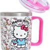 Sanrio Hello Kitty Insulated Stainless Steel Water Bottle with Straw | 20 Oz Insulated Water Bottle | Kids Water Bottle Thermos for Girls, Boys, Unisex - Image 7