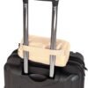 BlueHills Ultra Compact Travel Blanket Pillow for Airplane Traveling Essential Long Flight Trip Throw in Bag Portable Case Large Plane Accessories Beige - C007 - Image 5