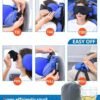 Travel Pillows for Airplanes, Neck Pillow with Eye Mask for Sleeping Long Flights, Travel Pillow for Car, Road Trip Car Headrest, FSA HSA Eligible Approved Travel Accessories, Purple - Image 6