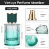 Segbeauty Cologne Travel Bottle Refillable, 2 Packs 50ml Glass Perfume Bottle Atomizer Spray Bottle, Empty Refillable Travel Bottles Fragrance Atomizer Essential Oil Perfume Container for Men Women - Image 3