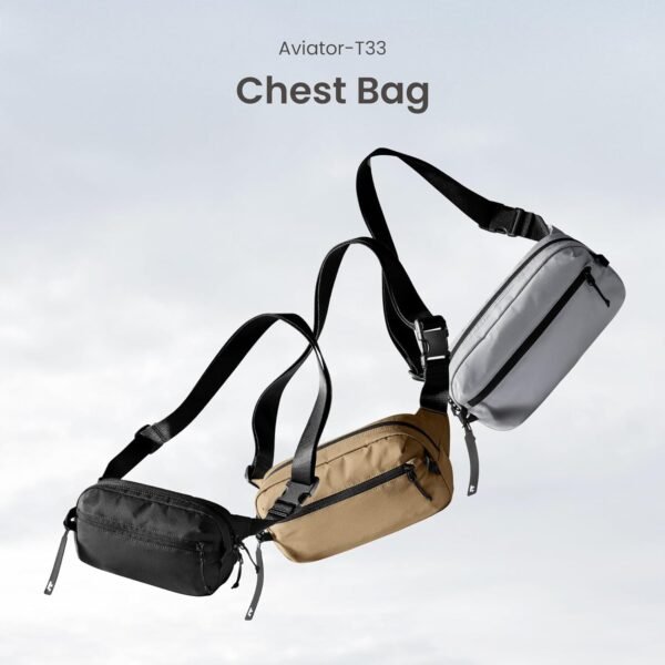 tomtoc 1.5L Sling Bag with RFID Blocking, Crossbody Bag Minimalist Chest Shoulder Pack for Men and Women, Water-resistant Lightweight Carry Casual Bag for Travel, Daily Use - Image 9