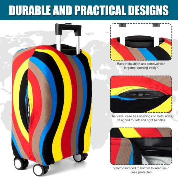 Luggage Suitcase Cover, Luggage Protector Suitcase Covers TSA Approved for Travel Fits 26-28 Inches. - Image 2