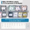 3 Pack, 14 GRIDS Travel Pill Organizer Box with Labels - Travel Medicine Case Kit - Pocket Daily Pharmacy Container - Travel Medication Holder Dispenser for Fish Oil Vitamin Supplement Storage - Image 5