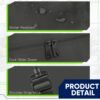 Travel Duffle Bag, Weekender Travel Bag Men Small Gym Bag for Women, Hospital Bag for Labor and Delivery, Overnight Bag Luggage Bag with Trolley Sleeve, Airplane Travel Essentials for Flying(Black) - Image 6
