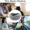 Travel Neck Pillows for Airplanes 2024 New Travel Pillow Neck Travel Pillow Memory Foam Airplane Pillow Soft Airplane Neck Pillow(Dark Blue) - Image 7