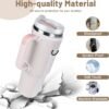 Sunegg Water Bottle Carrier Bag for Stanley 40 oz Tumbler with handle, 3D Embossing Cup holder with Phone Pocket, Strap & Straw Cover, Accessories for Stanley Cup for Outdoor Travel Camping - Image 4