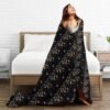 (Colorful Butterfly) Print Fall Throw Blanket Personalized Soft Flannel Blanket for Bed Couch Sofa, Blanket for Lightweight Fuzzy Cozy Blankets for Travel Office Home 50"X40" - Image 5