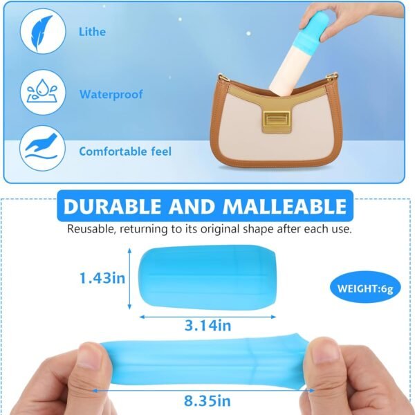 Lusofie 16Pcs Silicone Travel Sleeves For Toiletries Reusable Bottle Covers For Travel Leak Proof Travel Bottles Toiletry Sleeves For Leak Proofing Travel Essentials For Women Travel Accessories - Image 2
