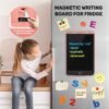 TECJOE 2 Pack LCD Writing Tablet with Fridge Magnets, Writing Board Doodle Board for Kids Drawing/Travel/Kitchen Memo, Back to School/Birthday Gift Toys for Boys Girls, 8.5 Inch (Blue+Pink) - Image 2