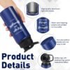 10 Pcs Christian Water Bottles Bulk Religious Aluminum Sports Water Bottles with Snap Lids Multicolor Outdoor Leakproof Reusable Water Bottles for Gym Travel Camping Gym Hiking Fishing - Image 4