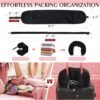 Stuffable Travel Pillow, Stuffable Neck Pillow for Travel, Travel Neck Pillow Stuffed with Clothes Storage - No Extra Baggage Fees, Fits 5+ Days of Travel Essentials, No Filler (Black) - Image 5