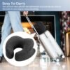 Travel Pillow,Breathe Easy Face Down Pillow,Desk Napping Pillow,Massage Pillow Face Down, Comfortable Breathable Cover,Stowable Pillows for Sleeping,Office,Car, Airport Travel Essentials (darkgray) - Image 7