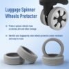 10 Pcs/Set Luggage Wheel Cover Protector Soft Silicone Wheel Covers for Suitcase/Baggage/Trolley Case/Handbag - Image 3