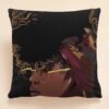 Black Girl Magic Afro Glasses Travel Pillow and Blanket Soft Airplane Blanket Packed in Soft Bag Pillowcase 2-in-1 for Home Camping Or Office - Image 6
