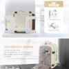 LOVEVOOK Travel Backpack for Women, Carry on Backpack for Airplanes,TSA Personal Item Travel Bag fits 15.6" Laptop,Travel Essentials Carry On Bag Flight Approved with 3 Packing Cubes - Image 5