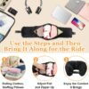 Travel Pillow for Extra Luggage,Stuffable Neck Pillow for Travel,Soft Velvet Cover,Adjustable Neck Size,Holds 3 Days of Travel Essentials,Travel Hacks,Multifunctional Packable Neck Pillow - Image 2