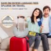 Stuffable Neck Pillow for Travel with Hood, Hoodie Travel Neck Pillow Stuffable with Clothes, Fillable Travel Pillow Storage Bag, Soft Empty Neck Pillow Case, Packable for Airplane Travel Essentials - Image 5