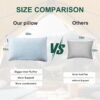 Gehannah Travel Pillow - Large Size Compressible Camping Pillow for Sleeping, Shredded Memory Foam Pillow with Storage Bag Compact Supportive, Pillow for Adults Kids Outdoor Backpacking Hiking Gear - Image 4