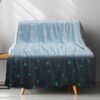 Glow in The Dark Stars Blanket, Soft Cozy Blue Throw Blankets for Bed Couch Sofa Camping Travel, Luminous Blanket Gifts for Kids Adult (50" x 59.8"(127 x 152 cm))