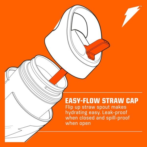 Gatorade Kids' Rookie Metal Water Bottle, 12oz, Stainless Steel Bottle, Double-Wall Insulation, Vacuum Insulated, Thermo Mug - Image 3