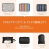 HOTOR Packing Cubes for Suitcases - Light Packing Cubes for Travel, Premium Suitcase Organizer Bags Set, Space-Saving Luggage Organizers, Water-Resistant Travel Essentials - 6/8 set - Image 3