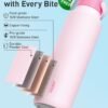TOURIT 20 oz Insulated Water Bottle, Stainless Steel Water Bottles With Ice Strainer, Double-Wall Thermos Water Bottle, BPA Free Leakproof Thermos Bottle for Sports and Travel, Sage - Image 2