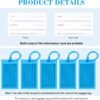 10 Pack Luggage Tags Suitcases PVC Travel Bag & Baggage ID Label Tags Travel Essentials by Sodsay - Image 7