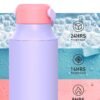 TOURIT 20 oz Insulated Water Bottle, Stainless Steel Water Bottles With Ice Strainer, Double-Wall Thermos Water Bottle, BPA Free Leakproof Thermos Bottle for Sports and Travel, Sage - Image 4