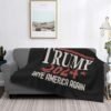 Trump 2024 Save America Fleece Blanket Super Soft Fleece Blanket for Chair Sofa Couch Camping Travel 40"X30" Blanket - Image 7