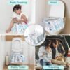Toilet Seat Covers Disposable, 20 PCS Extra Large Waterproof Toilet Potty Seat Covers for Toddlers, Kids Potty Training, Potable Potty Seat Covers Travel Essentials for Airplane, Public Restroom,Trip - Image 7