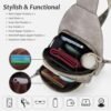 Sling Bag, Crossbody Bags for Women, Faux Leather Fanny Pack Cross Body Bag, Purses for Women Trendy - Image 2