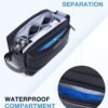BAGSMART Toiletry Bag for Men, Large Travel Toiletry Organizer, Dopp Kit Water-resistant Shaving Bag for Toiletries Accessories - Black - Image 3