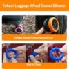 Luggage Wheel Covers for Suitcase,14 Pack Luggage Wheel Protector Covers for most 8-spinner Wheels Carry on Luggage - Image 7