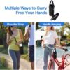 Xxerciz Water Bottle Carrier Bag for Brita 36 oz Filtering Bottle, Insulated Neoprene Water Bottle Holder with Adjustable Strap, Travel Bottle Carrier Pouch Sleeve for Outdoor Camping, Hiking, Gym - Image 3