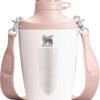Stanley Cross Bottle | 23 oz Travel Bottle with Jacquard Strap | Leakproof Tritan Lid with Removable Straw | Recycled Stainless Steel | Double-Wall Vacuum Insulation